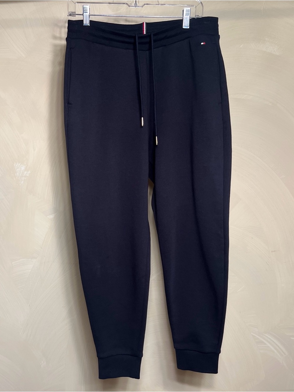 Tommy Hilfiger Men’s Navy Minimalist Casual Athletic Loungewear Joggers|Size:M